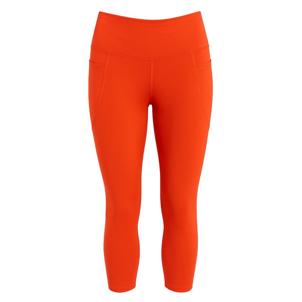 Old Navy Active Red Go-Dry Elevate Leggings High Waist Pockets Women’s Medium